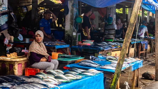 미나하사 인도네시아 2021년 통다노 시장의 — 스톡 사진