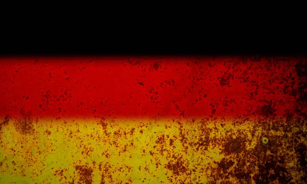 Текстура Флага Германии Качестве Фона — стоковое фото