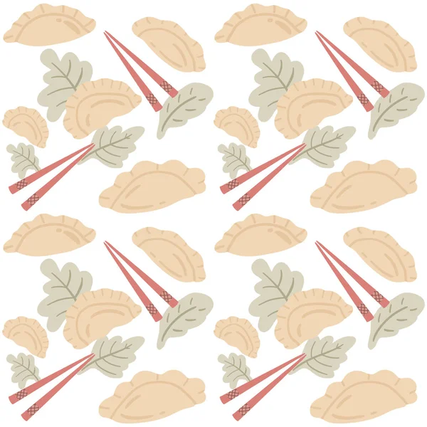 Hamur köfteleri elle çizilmiş. Vektör illüstrasyonu