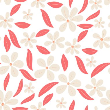 Şeftali ağacının eli pürüzsüz çizilmiş. Vektör illüstrasyonu