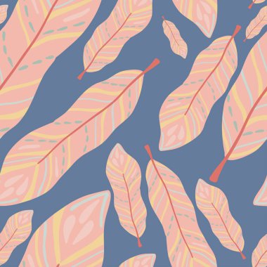 Hint tüyü, parlak düz dizayn pembe, pürüzsüz desen. Vektör illüstrasyonu