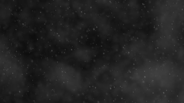 Schneefall Overlay Schwarzer Hintergrund Winter Falling Snow Effect Green Screen — Stockvideo