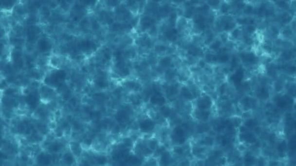 Suyakan Geçmişi Havuzda Mavi Yüzeyinin Kusursuz Boyutlu Animasyonu Yüzeyinin Canlı — Stok video