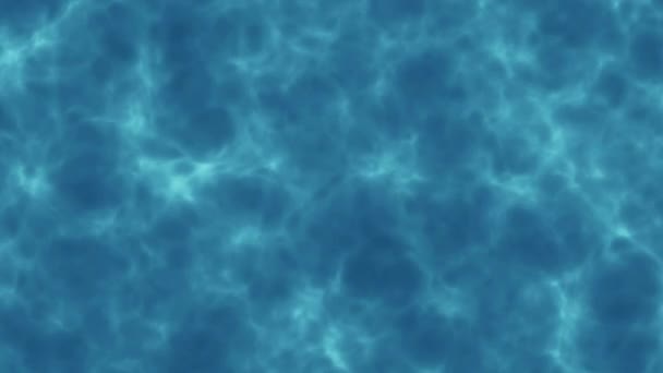 Suyakan Geçmişi Havuzda Mavi Yüzeyinin Kusursuz Boyutlu Animasyonu Yüzeyinin Canlı — Stok video