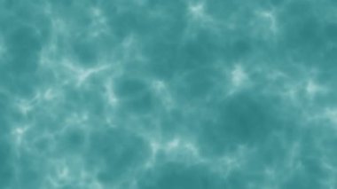 Suyakan Geçmişi. Havuzda yeşil su yüzeyinin üç boyutlu kusursuz döngüsel animasyonu. Su yüzeyinin canlı dokusu. Güneş ışığı kırılması ve su yüzeyindeki yansımalarla şeffaf su