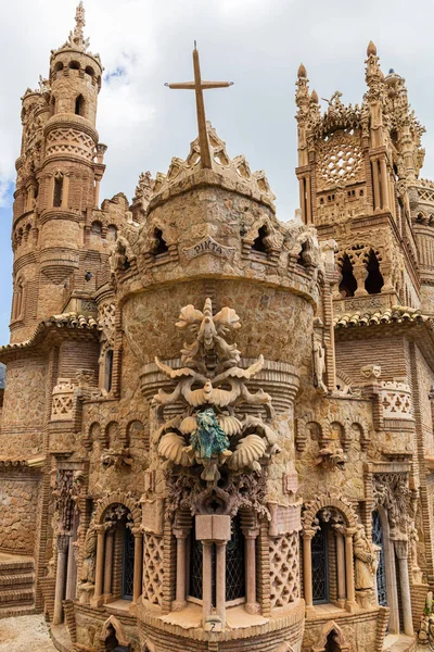 Castillo de Colomare, Kristof Kolomb 'un hayatına ve maceralarına adanmış şato ve anıt. Benalmadena, Costa del Sol, Malaga ili, Endülüs, İspanya.