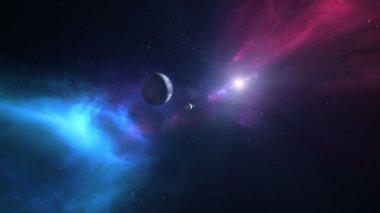 uzaydan Dünya'ya yolculuk.