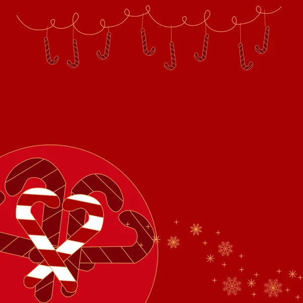 Γιορτές Καλά Χριστούγεννα Και Ευτυχισμένο Νέο Έτος Πρότυπο Κόκκινο Φόντο — Διανυσματικό Αρχείο