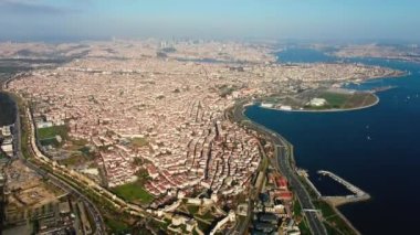 İstanbul 'un Tarihi Yarımadasının Ultra Geniş Açı İHA Atışları