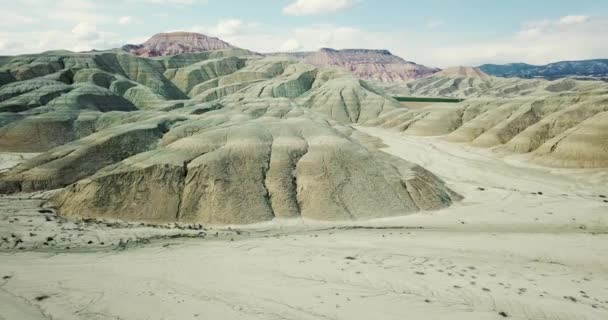 Naturligt Mönster Med Geologiska Landformer Abstrakt Bakgrund — Stockvideo