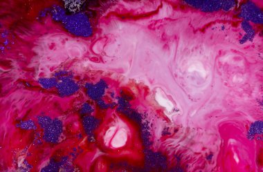 Mermer desenli akrilik doku, kırmızı mermer arkaplan