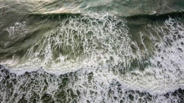 beautiful view of the sea waves