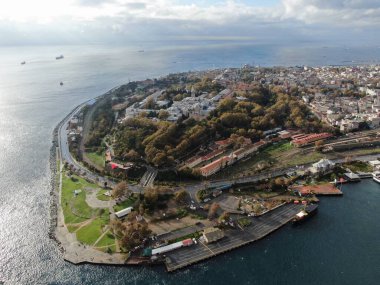 Ankara, Türkiye - 29 Şubat 2020: Hareket kaybı, Ankara kentinin panoramik manzarası. Ankara Türkiye 'nin başkentidir