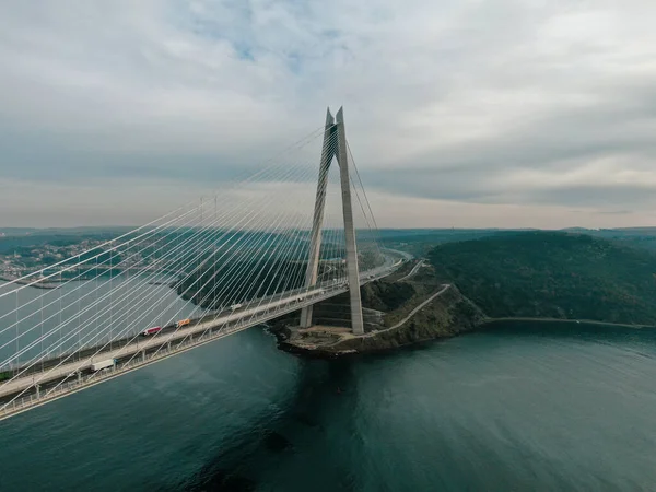 The Osmangazi Bridge spans across the Gulf of Izmit in Dilovasi, Turkey,