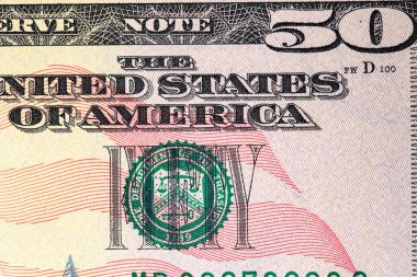 50 dolarlık banknot parasını kapat..