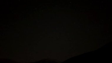 Geceleyin Yıldızların Hızlandırılmış videosu