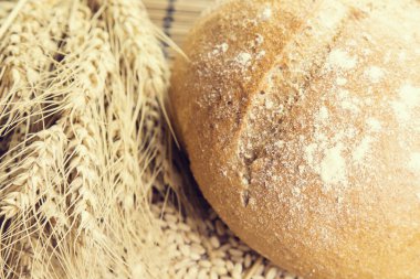 Buğday kulaklı kepekli ekmek