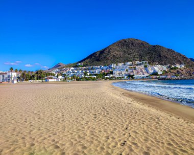Cabo de Gata Almeria İspanya kıyıları.