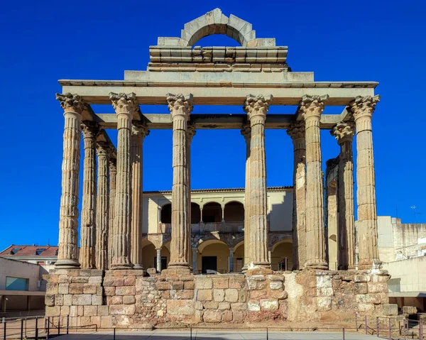 stock image Medieval tempel in Merida Spain.