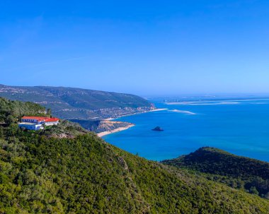 Setubal Portekiz 'in güzel manzarası.