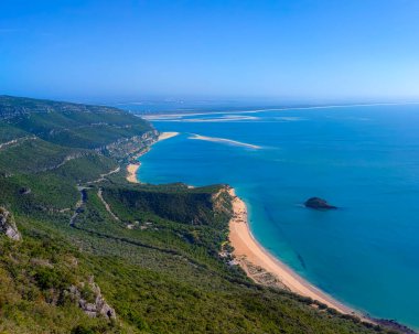 Setubal Portekiz 'in güzel manzarası.