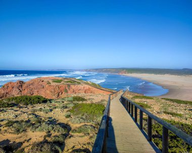 Vila Nova de Milfontes Portekiz yakınlarındaki Benzersiz Park.