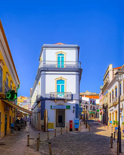 Pěší Zóna Silves Portugalsko — Stock fotografie