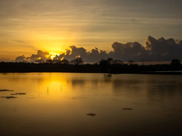 Восход Солнца Рядом Илоило Филиппины — стоковое фото