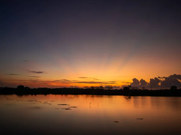 Sonnenaufgang Nahe Iloilo Philippinen — Stockfoto
