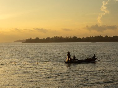 Filipinler 'deki Guimaras Adası' nda Fisher.