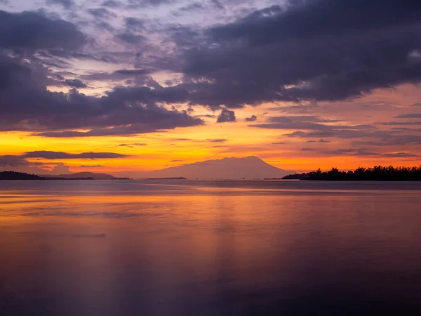 Восход Солнца Острове Гимарас Филиппинах — стоковое фото