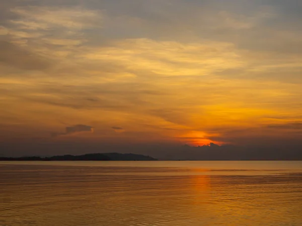 Salida Del Sol Sobre Isla Guimaras Filipinas —  Fotos de Stock
