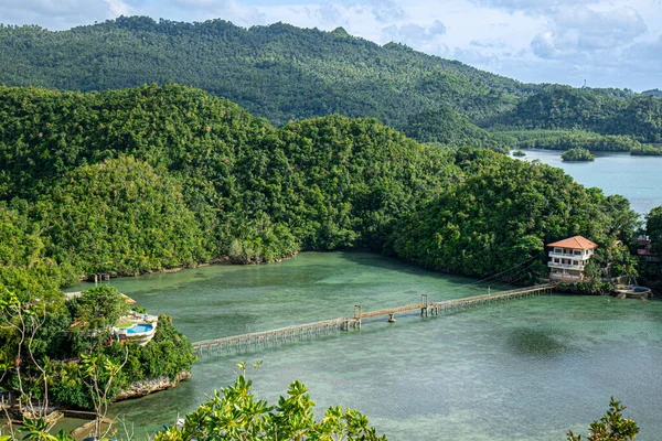 Bucht Bei Sipalay Philippinen lizenzfreie Stockfotos