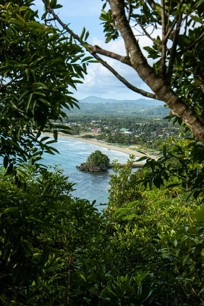 Blick Auf Den Strand Sipalay Philippinen Stockbild