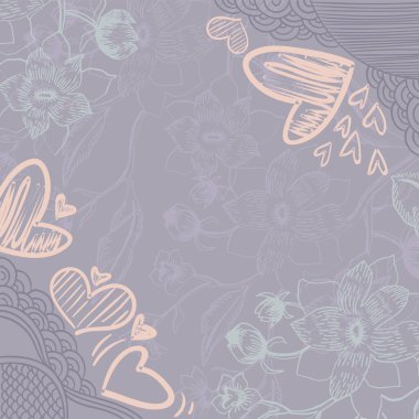 Vector abstract silk scarf design in square for hijab print, silk neck scarf or kerchief, etc.