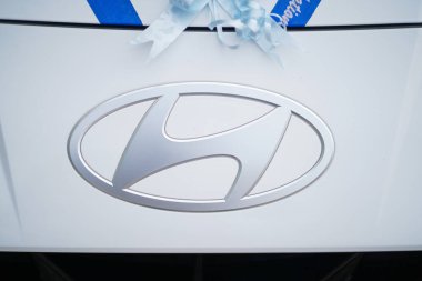 Hyundai Logosu Yüksek Çözünürlükte, Hyundai Amblemi Stok Fotoğrafı, Hyundai Brand Kimliği.