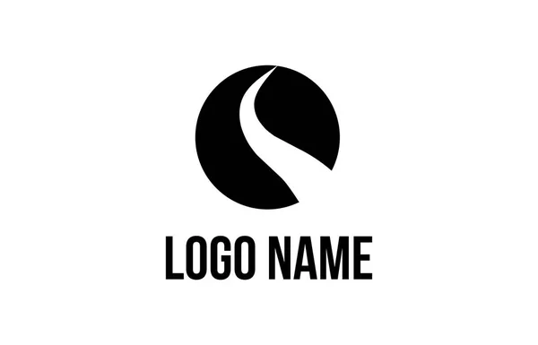 Logo Kreis Straßenunterhaltung Kreatives Konzept Öffnen Sie Eine Design Vorlage — Stockvektor