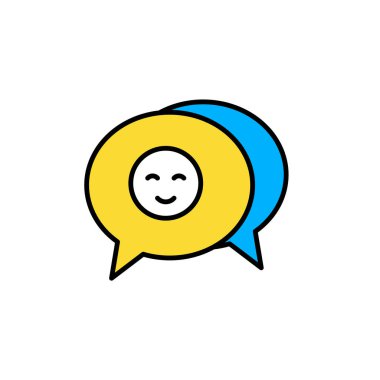 simge tam renk derecesi, yıldız geribildirim değerlendirmesi, yorum, balon sohbeti, mesaj, iletişim, sohbet, müşteri deneyimi. düzenlenebilir renk vuruşu ve dolgu. özet ve doldurulmuş renkli simge biçimi.