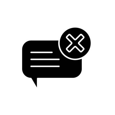 simge siyah geribildirim, balon sohbeti, sohbet, yorum, değerlendirme, değerlendirme, değerlendirme, müşteri hizmetleri, yardım, destek, soru, müşteri deneyimi, düzenlenebilir renk. Kabartma ya da simge biçimi