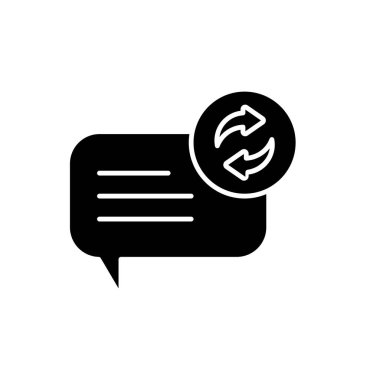 simge siyah geribildirim, balon sohbeti, sohbet, yorum, değerlendirme, değerlendirme, değerlendirme, müşteri hizmetleri, yardım, destek, soru, müşteri deneyimi, düzenlenebilir renk. Kabartma ya da simge biçimi