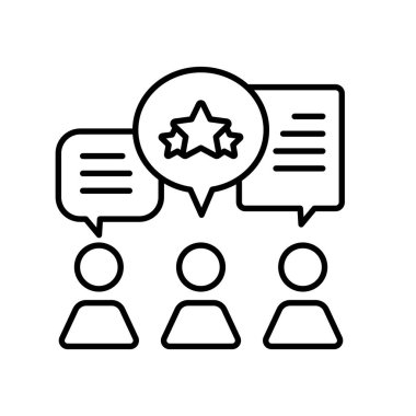 simge özeti geri bildirim, balon sohbeti, sohbet, yorum, değerlendirme, reyting, müşteri hizmetleri, yardım, destek, soru, müşteri deneyimi, düzenlenebilir renk. özet simgesi biçimi