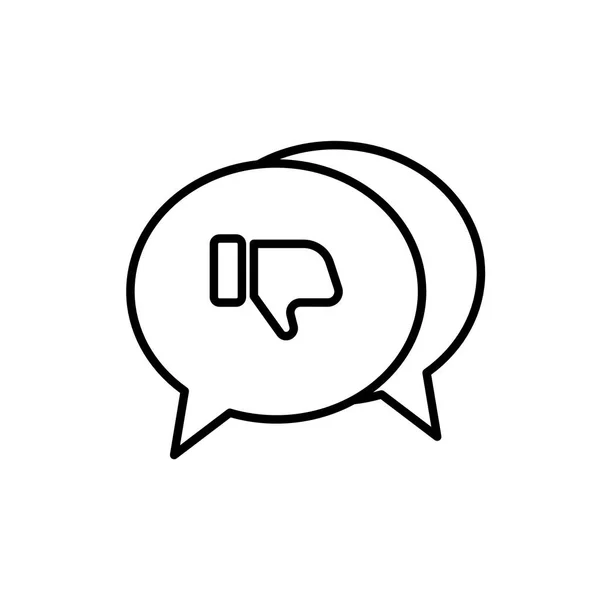 アイコンのアウトラインフィードバック バブルチャット チャット レビュー コメント カスタマーサービス ヘルプ サポート 顧客体験 編集可能な色 — ストックベクタ