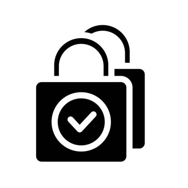 Simge Rengi Doğrulama, Kontrol, İnsan Kimliği, Onaylama, Belge, Parmak izi, Güvenlik ve daha fazlası. düzenlenebilir dosya, Glyph renk simgesi biçimi