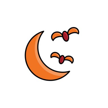 Cadılar Bayramı hakkında simge çizgisi rengi, hayalet, canavar, balkabağı, kafatası, korkunç ve daha çok taslak renk doldurma tarzı, illüstrasyon tarzı. Kullanımı kolay ve düzenlenebilir renk.