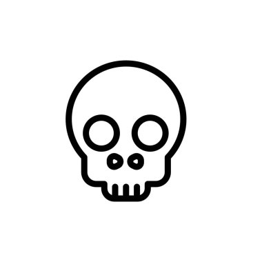 Simge Cadılar Bayramı taslak tarzı, illüstrasyon tarzı. Kullanımı kolay ve düzenlenebilir renk.