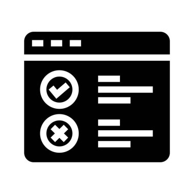 Icon Glyph, E-Learning, online learning. editable file.