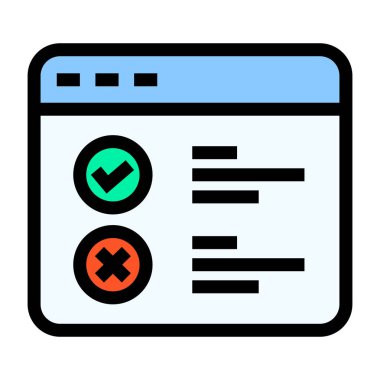 Icon fill color, E-Learning, online learning. editable file.