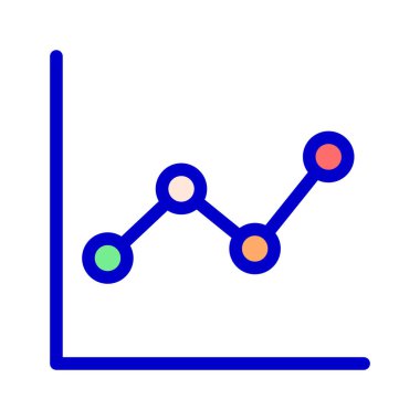 Simge grafiği, grafik çubukları, para birimi çizelgesi. düzenlenebilir dosya ve renk