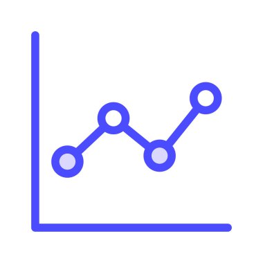 Simge grafiği, grafik çubukları, para birimi çizelgesi. düzenlenebilir dosya ve renk