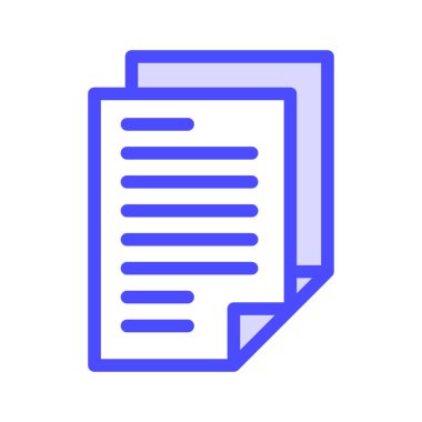 Simge Kopyalama ve Bloglama. düzenlenebilir dosya ve renk, vektör simgesi illüstrasyonu